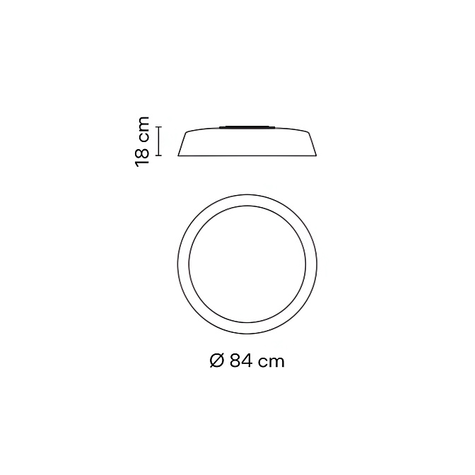 Потолочный светильник  Vibia Bigger - фото-3 | interior market