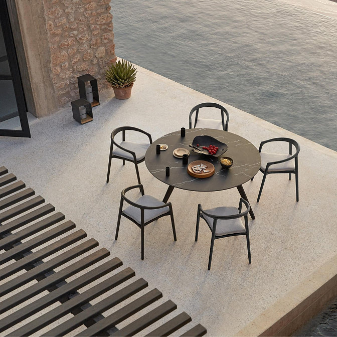 Обеденный стул для улицы Manutti Solid - фото-4 | interior market