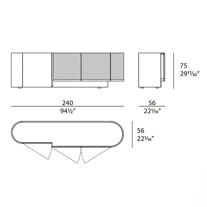 Комод Turri Echo - фото-6 | interior market