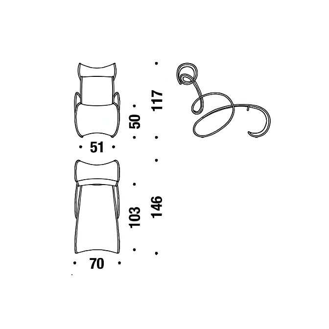 Шезлонг Moroso Modou - фото-4 | interior market