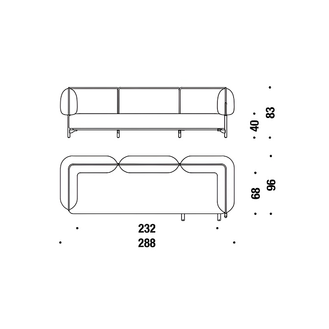 Модульный диван Moroso Tender - фото-4 | interior market