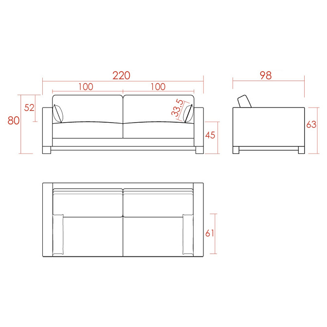 Диван JNL Urbino Marco - фото-3 | interior market