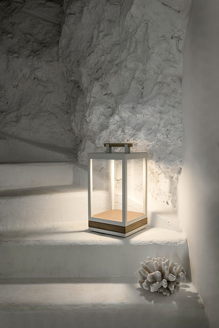 Настольная лампа для улицы Ethimo Carré белая - фото-2 | interior market