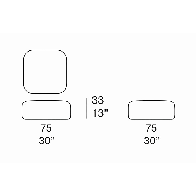 Пуф для улицы Paola lenti BERRY - фото-6 | interior market