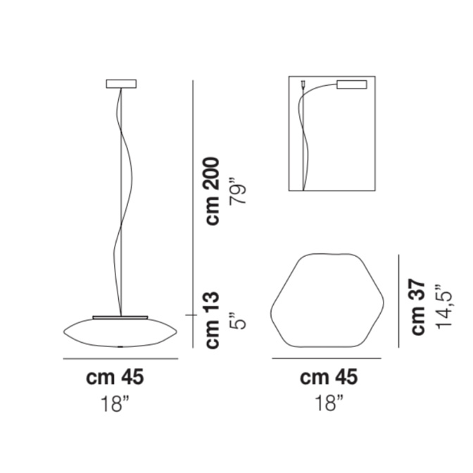 Потолочный светильник  Vistosi modulor - фото-3 | interior market
