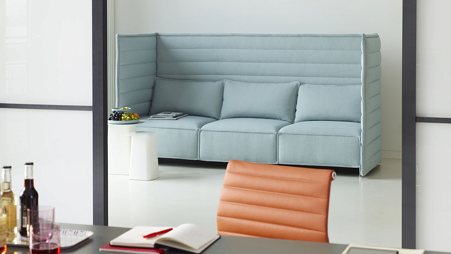 Диван Vitra Alcove Plume Contract Highback Three-Seater - фото-2 | interior market