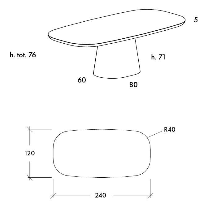 Обеденный стол Olivieri Mr. Big - фото-10 | interior market