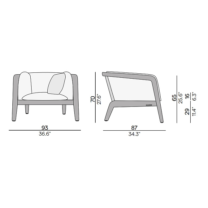 Кресло для улицы Manutti Sunrise - фото-2 | interior market