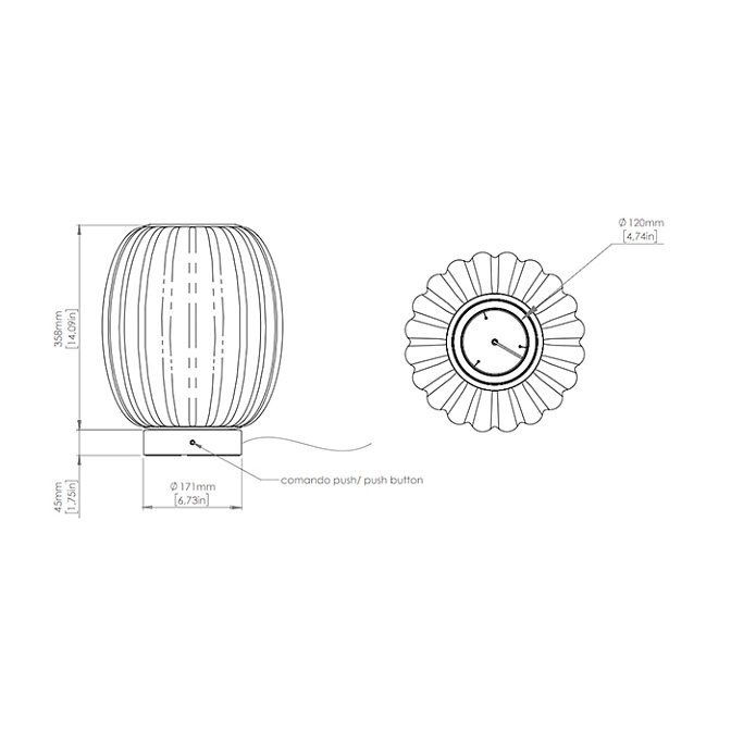 Настольная лампа Contardi Alma Ta - фото-7 | interior market