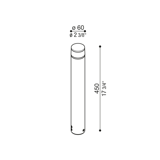 Уличный светильник  Lombardo Stik 60 Flat Opal Bollard - фото-2 | interior market