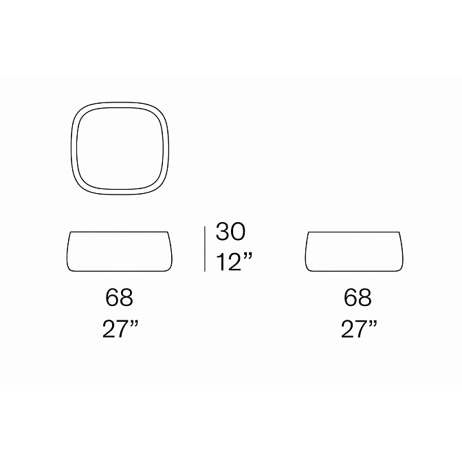 Пуф Paola lenti Smile - фото-5 | interior market