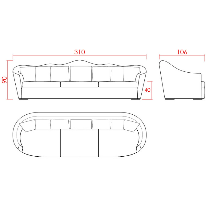 Диван JNL Sunset Boulevard - фото-3 | interior market
