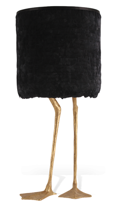 Настольная лампа Porta Romana DUCK FEET LAMP DECAYED GOLD - фото-1 | interior market