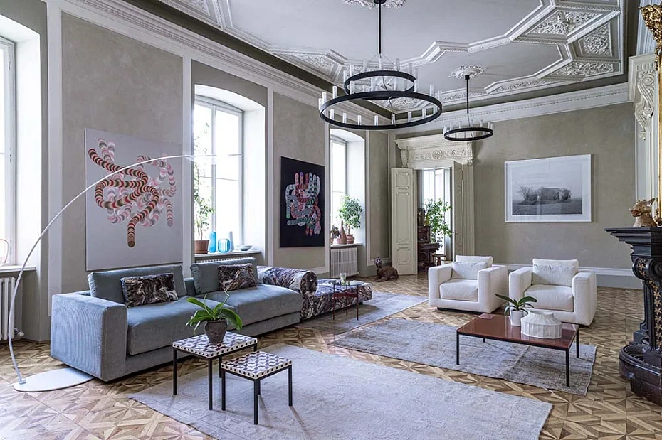 Модульный диван Moroso Salon Nanà - фото-2 | interior market