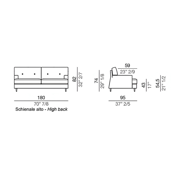 Диван Mussi ROMA - фото-5 | interior market