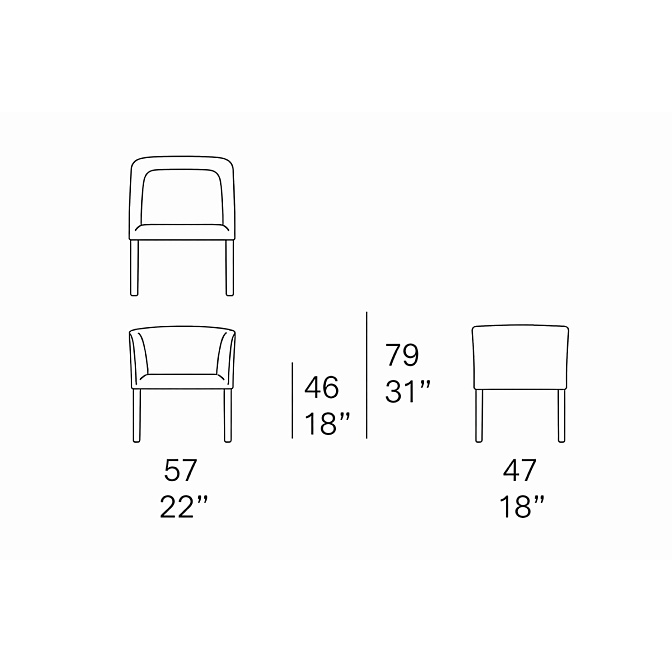 Стул Paola lenti Elsie - фото-4 | interior market