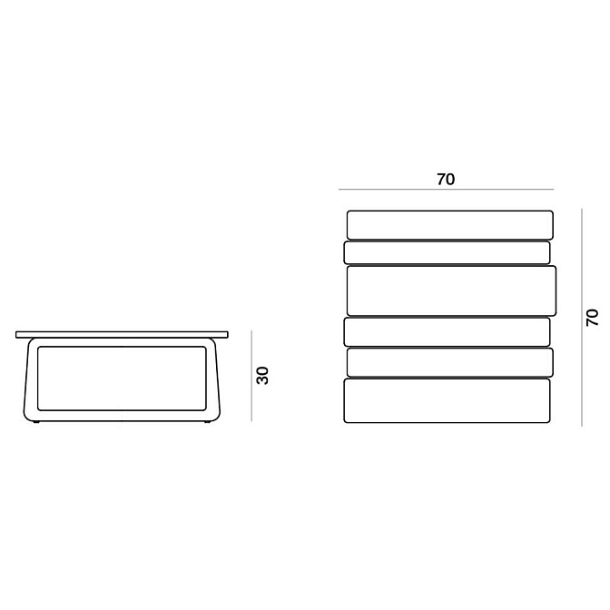 Стол Exteta Wooden Coffee Tables - фото-6 | interior market