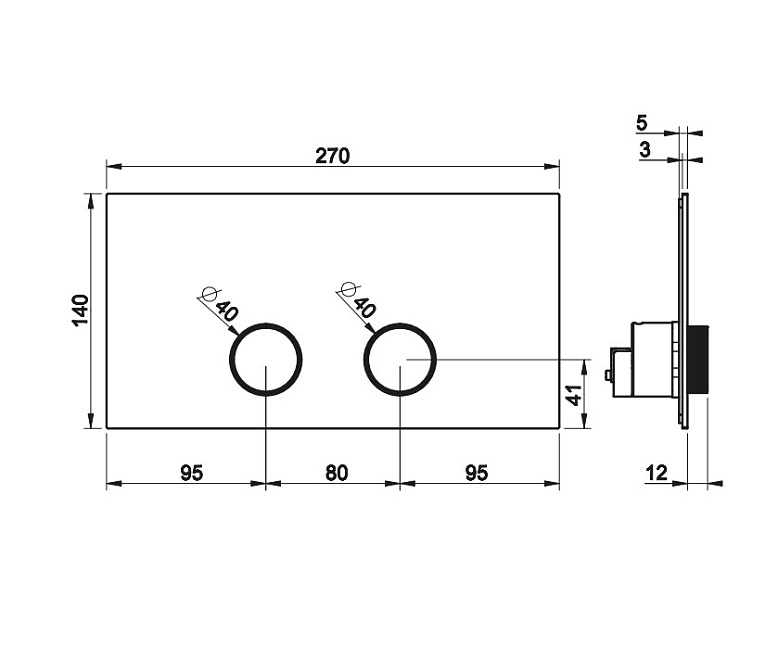 Клавиша Gessi INGRANAGGIO - фото-2 | interior market