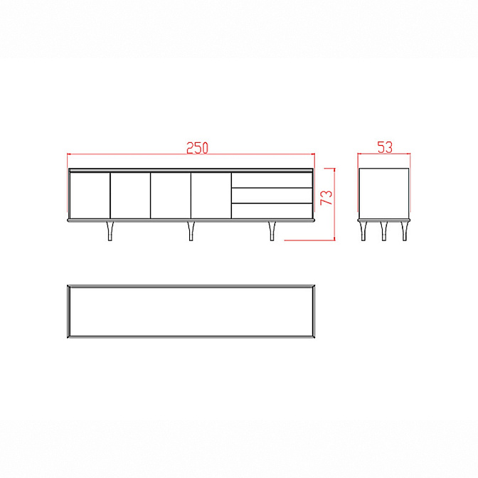 Комод JNL Mékong H - фото-4 | interior market