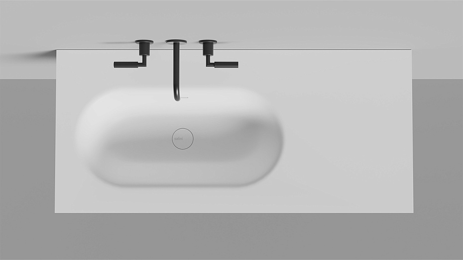 Раковина подвесная SALINI ONDA FLOW OVAL 72 - фото-4 | interior market