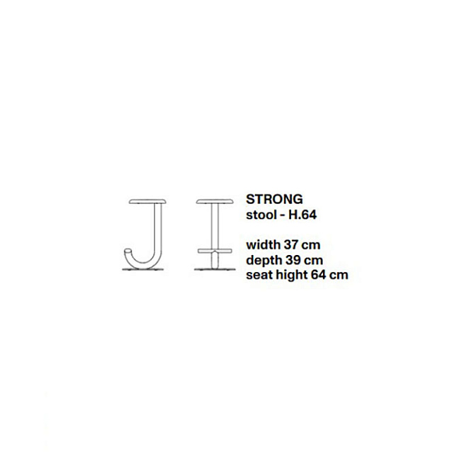 Барный стул Desalto Strong - фото-3 | interior market