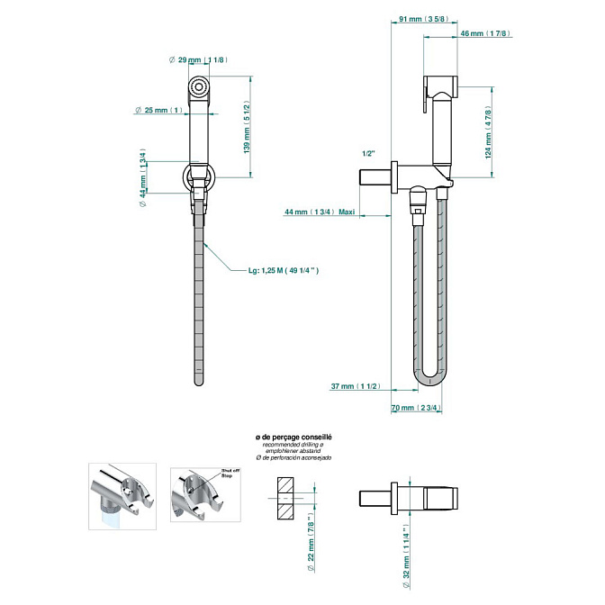Смеситель для биде THG ZOOM.12 - фото-2 | interior market
