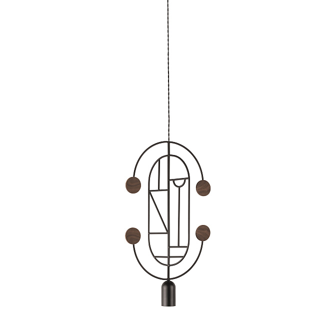 Потолочный светильник NOMON Wooden Dots - фото-1 | interior market