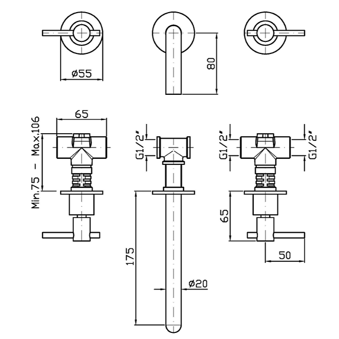 Смеситель для раковины Zucchetti  - фото-2 | interior market