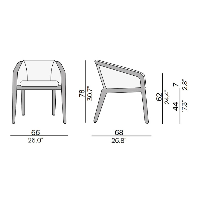 Обеденный стул для улицы Manutti Sunrise - фото-2 | interior market