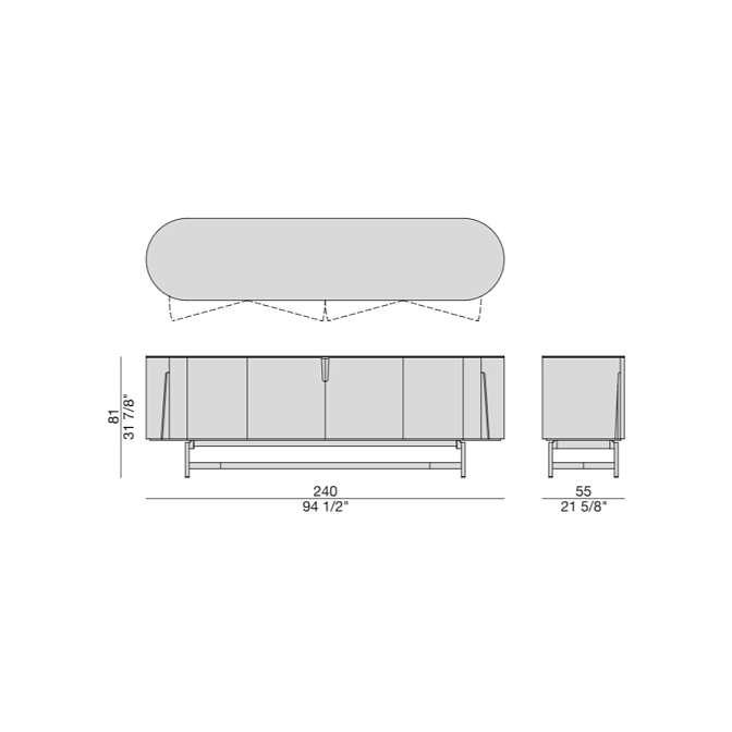 Буфет Porada Tylsa - фото-3 | interior market