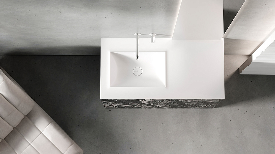 Раковина подвесная SALINI ONDA EDGE SQUARE - фото-8 | interior market