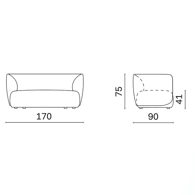 Диван Novamobili Blossom - фото-4 | interior market