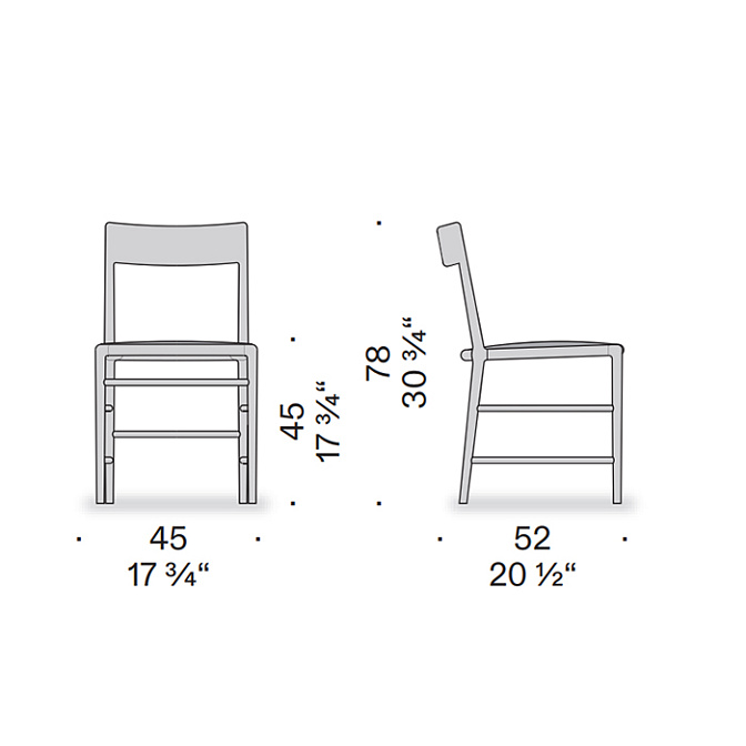 Стул De Padova The Sensitive Back Chair - фото-2 | interior market