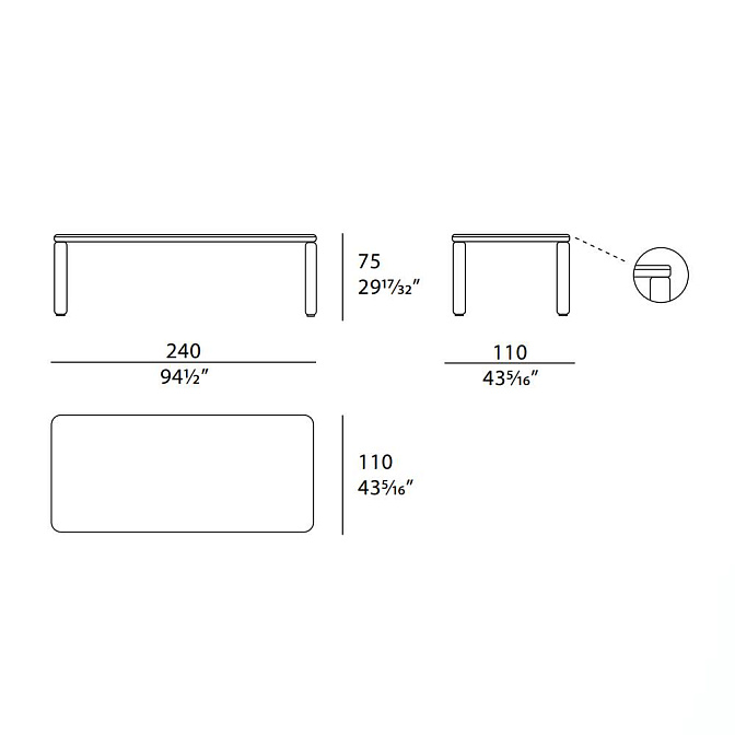 Стол обеденный Turri Roma - фото-6 | interior market