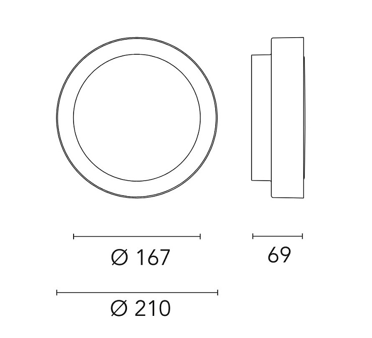 Технический свет Flos Platter 210 - фото-6 | interior market