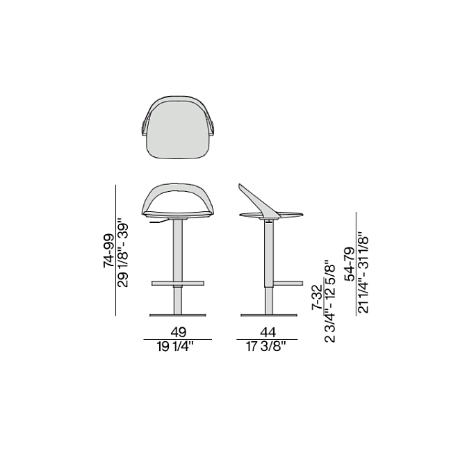 Барный стул Porada ESTER - фото-4 | interior market