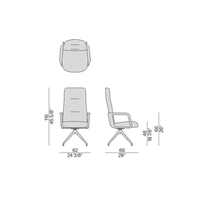 Офисный стул Porada CUNA - фото-4 | interior market