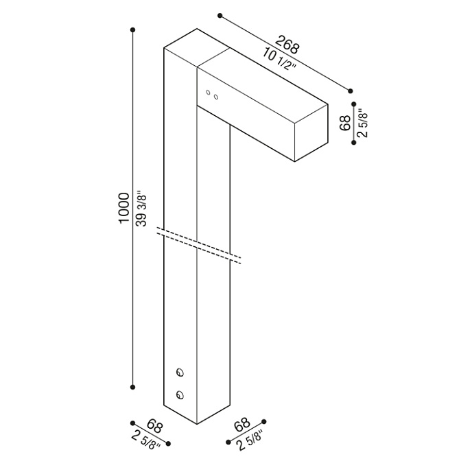 Уличный светильник  Lombardo Flag Bollard - фото-2 | interior market