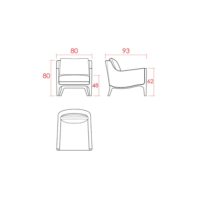 Кресло JNL Jules & Jim - фото-3 | interior market