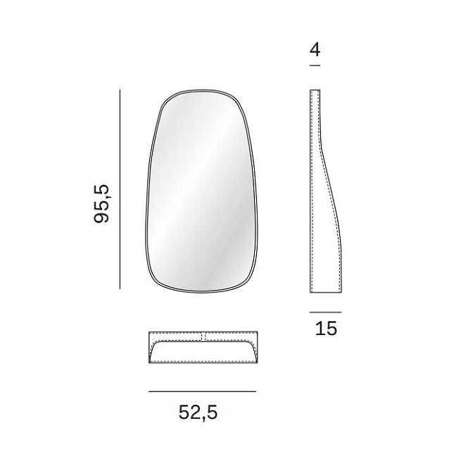 Зеркало Novamobili Flow - фото-4 | interior market