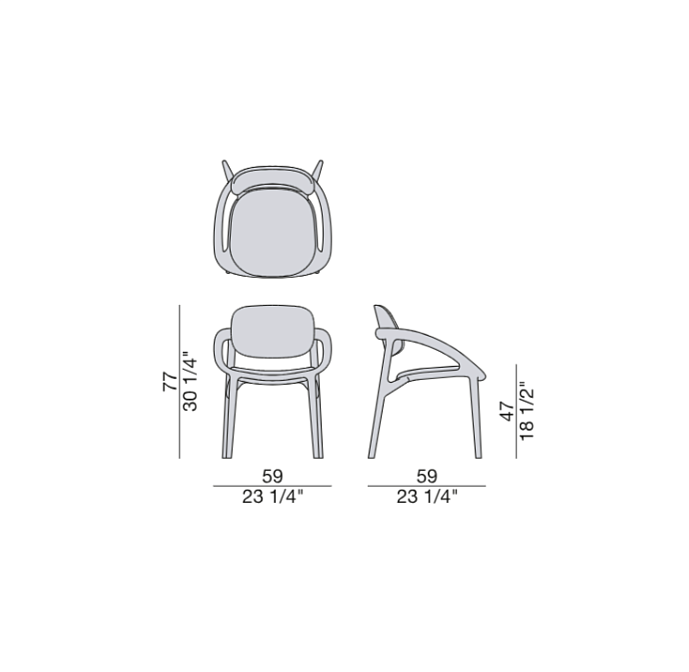 Обеденный стул Porada MOLLY - фото-5 | interior market