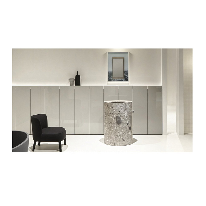 Колонна подвесная GRIGIO SMOG LUCIDO-715 1 дверка, с топом, с трансформатором 36*18*119h GRIGIO SMOG LUCIDO-715 - фото-1 | interior market
