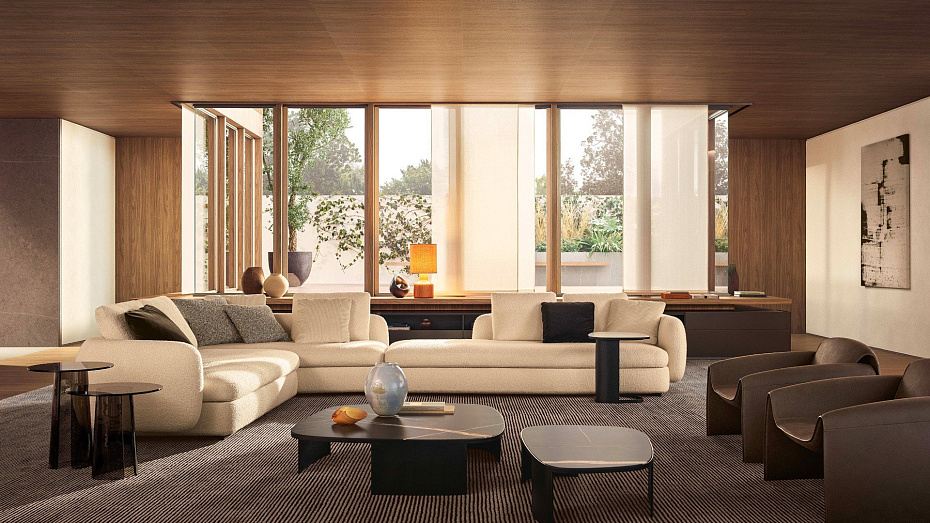 Угловой диван Poliform Saint-Germain - фото-1 | interior market Угловой диван Poliform Saint-Germain - фото-1 | interior market