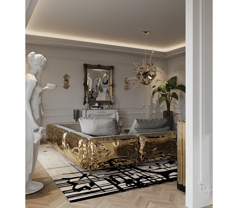 Зеркало интерьерное Boca do Lobo D. Dinis Mirror - фото-6 | interior market