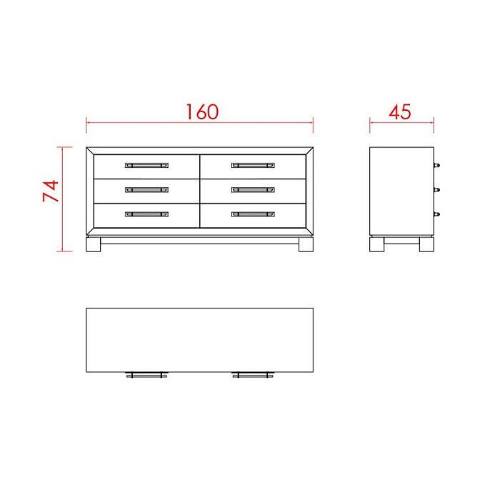 Комод JNL Ecrin - фото-3 | interior market