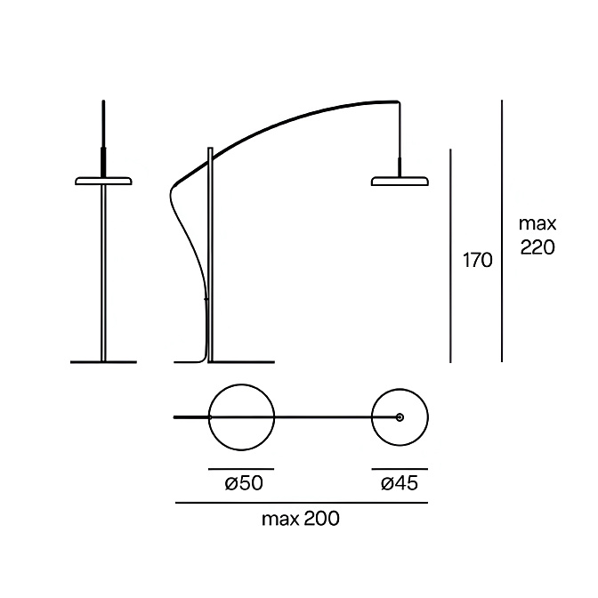 Торшер  Lumen Center Zero - фото-3 | interior market
