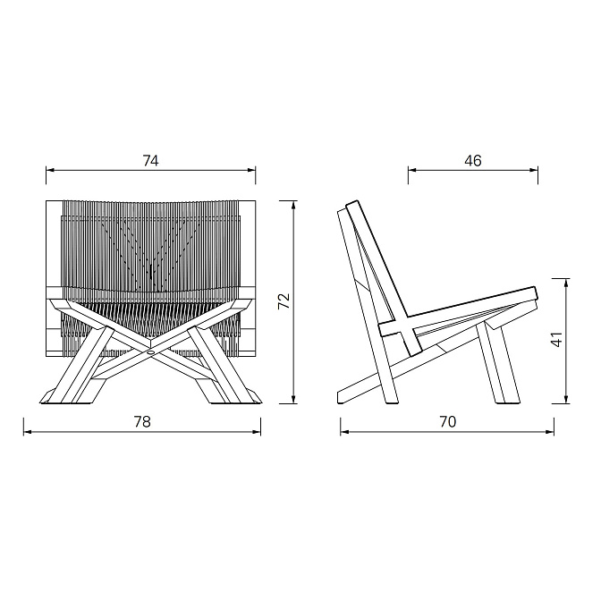 Кресло Classicon Volkshaus - фото-4 | interior market