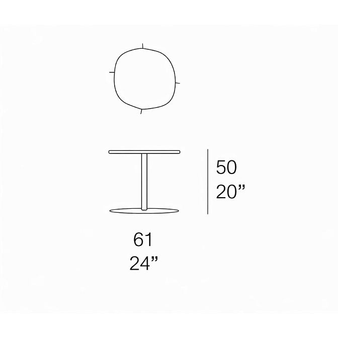 Журнальный столик Paola lenti IVY - фото-4 | interior market