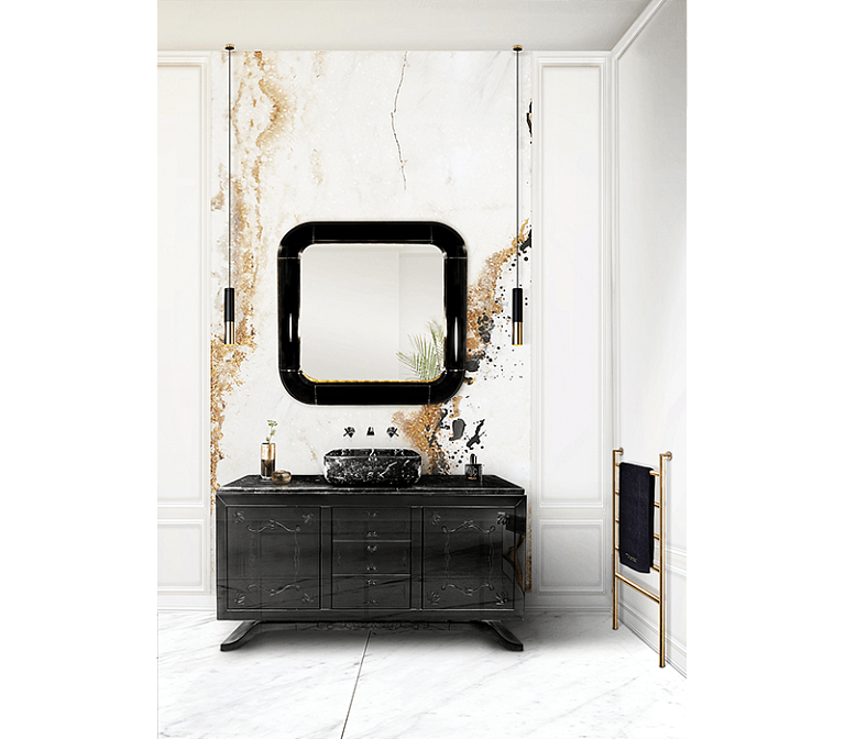 Зеркало интерьерное Boca do Lobo Ring Square Mirror - фото-2 | interior market