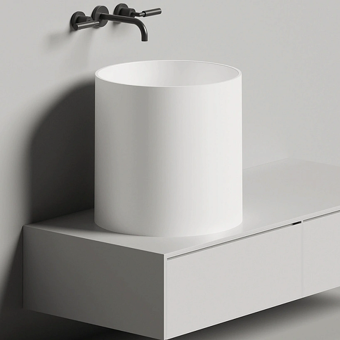 Раковина накладная матовая SALINI ARMONIA 04 - фото-1 | interior market